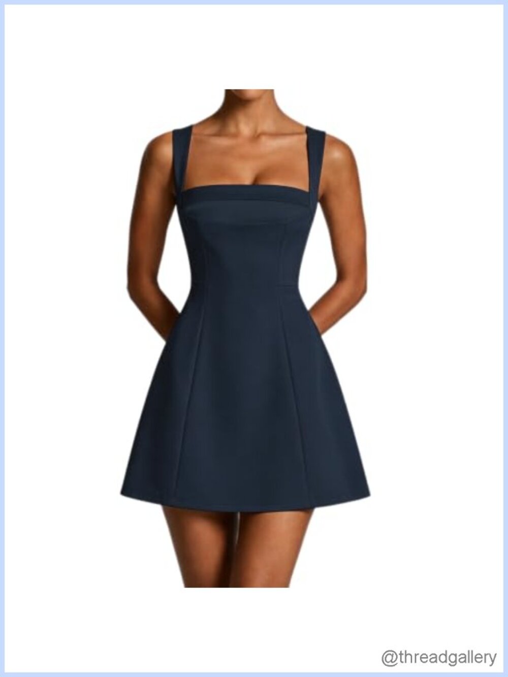 Mini Dress Corset Lace Up Back Square Neck A Line Bachelorette